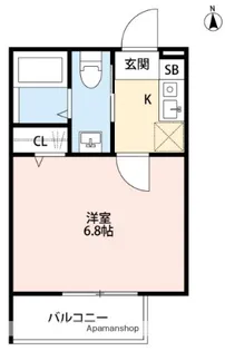 プレジール日吉【2階】の間取り