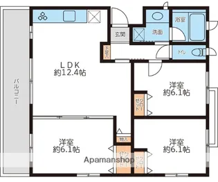KENZO HAUSYOKODAI【2階】の間取り