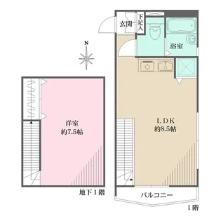 CERIA大倉山【1階】の間取り