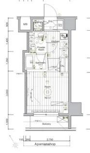 グランヴァン横濱反町【3階】の間取り