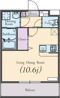 フローラル【2階】の間取り