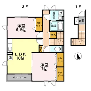 セジュール下瀬谷 C【2階】の間取り