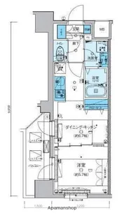 リヴシティ横濱新川町弐番館【11階】の間取り