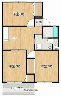 ハビテーションC【2階】の間取り