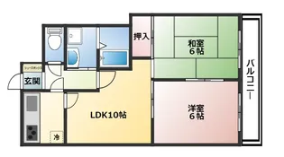 第一イーストプラザ【3階】の間取り