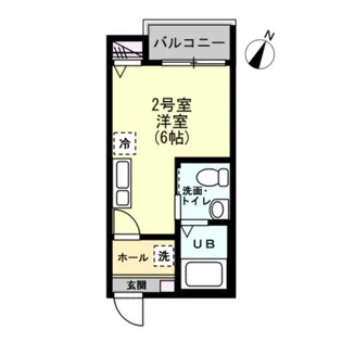エプコット阪東橋【1階】の間取り