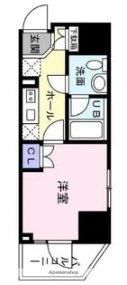 アウルイセザキ【3階】の間取り