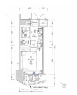 アルテシモヴィスタ【9階】の間取り