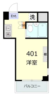 アドリーム吉野町【4階】の間取り