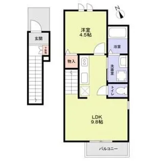 BELLWOOD【2階】の間取り