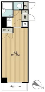 メインステージ不動前【5階】の間取り