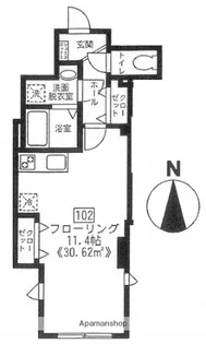 レ・クロシェット【2階】の間取り