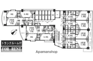 ウェルカムヒル【4階】の間取り