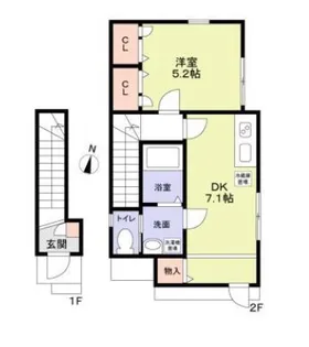 FOREST MAISON EMILE【2階】の間取り