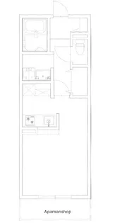 フォンテーヌ【1階】の間取り