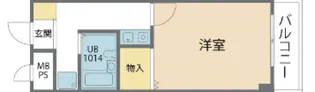 グレース平塚【202号室号室】の間取り