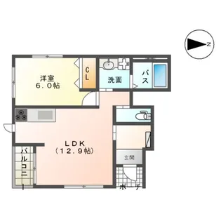 コンフォール【1階】の間取り