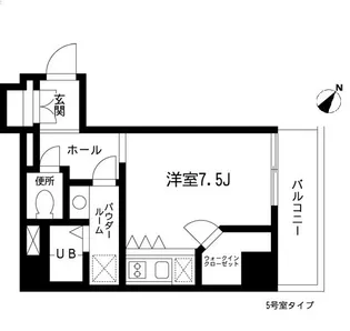 グロースメゾン新横浜【7階】の間取り