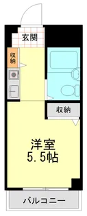 トップ仲木戸【8階】の間取り