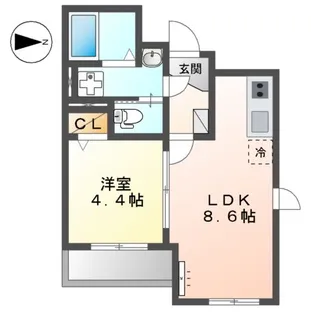 プリムローズ【2階】の間取り
