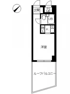 スカイコート横浜日ノ出町【305号室号室】の間取り