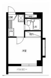 スカイコート登戸【306号室号室】の間取り