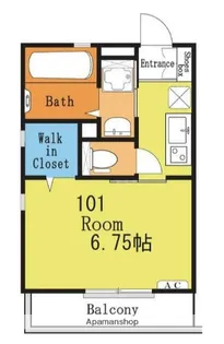 LOFTIA六番館【1階】の間取り