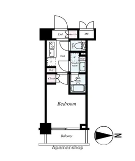 ハーモニーレジデンス武蔵小杉002【5階】の間取り