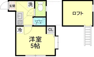 エアプレイス元住吉【1階】の間取り