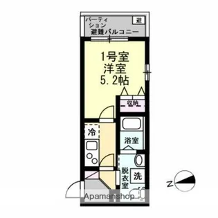 FELICE川崎【301号室】の間取り