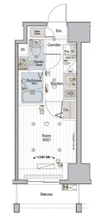 メイクスデザイン川崎Ⅱ【0506号室】の間取り