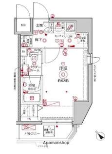 クレイシア横浜NORTH【5階】の間取り