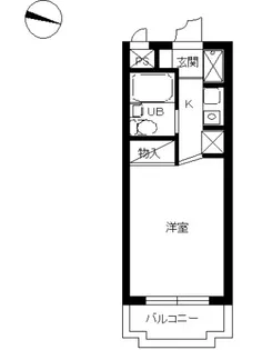 スカイコート横浜大口第2【403号室号室】の間取り