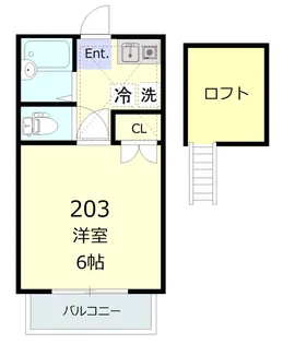 カーサ・コルザ杉田【2階】の間取り