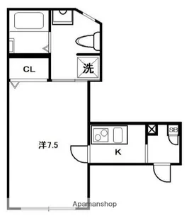 CASA ALBA【3階】の間取り