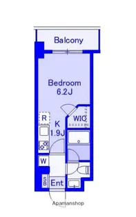 クレド新横浜【8階】の間取り