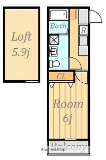 エトワール【2階】の間取り