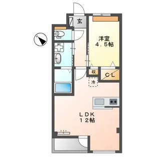 フェリーチェ【2階】の間取り