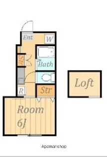 レグルス西谷【2階】の間取り