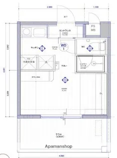 クリオ藤沢本町壱番館【5階】の間取り