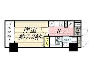 メインステージ西蒲田Ⅱ【8階】の間取り