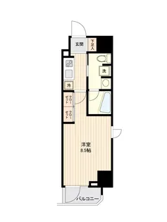 アジールコート雪が谷大塚【10階】の間取り