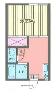 聚楽ハイツ【2階】の間取り