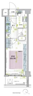 ブライズ蒲田EAST【1階】の間取り