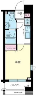 リファイズ品川南【12階】の間取り
