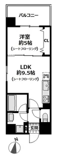 PORTSIDE URBAN RESIDENCE【4階】の間取り