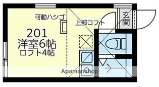 ユナイト幸シェリーメイ【2階】の間取り