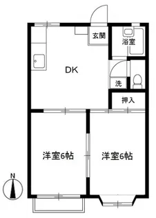 クレールソシアA【2階】の間取り