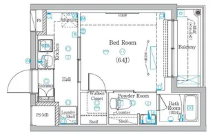 ラフィスタ元町Ⅱ【5階】の間取り