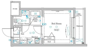ラフィスタ元町Ⅱ【2階】の間取り